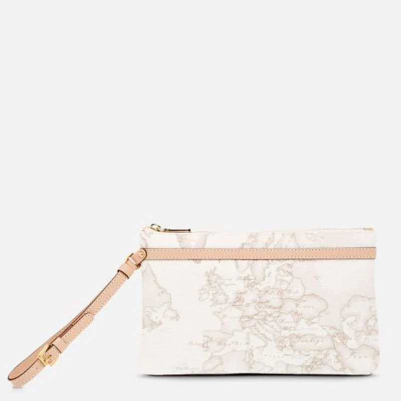 Borsa Donna a Mano Piccola 1A Classe Alviero Martini linea Geo White N138