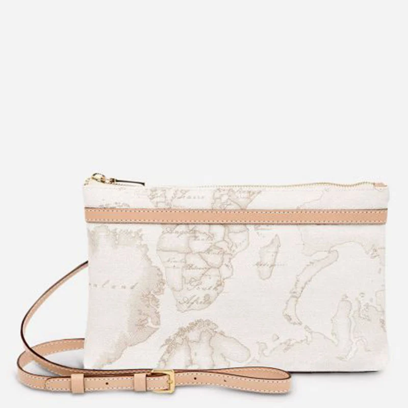 Borsa Donna a Tracolla 1A Classe Alviero Martini linea Geo White D041