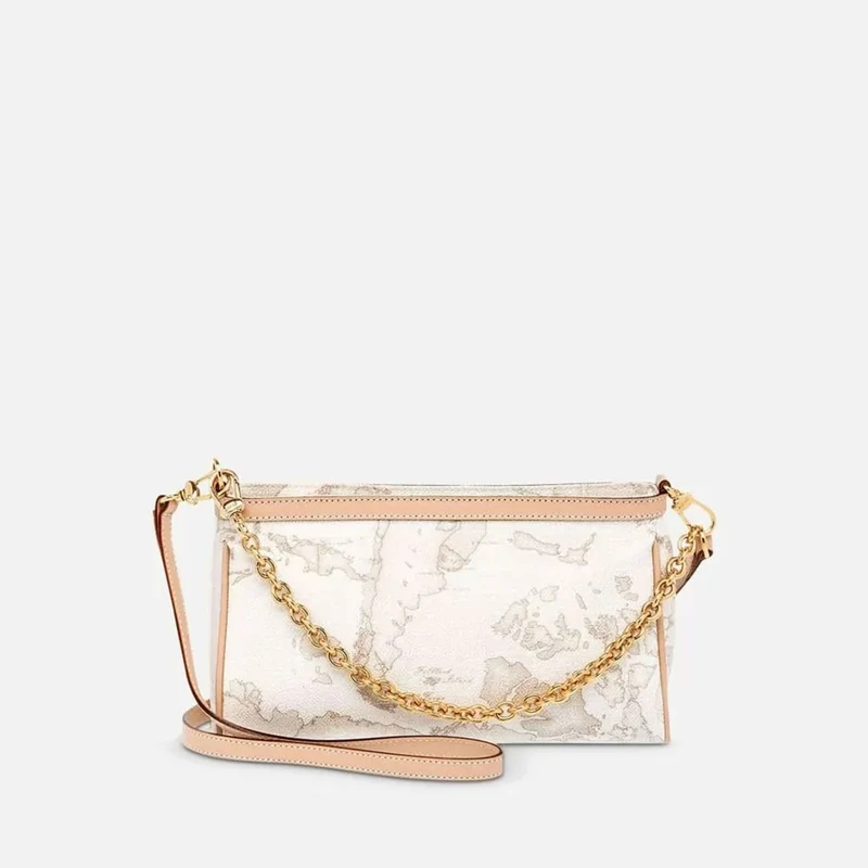 Borsa Donna Mini a Tracolla 1A Classe Alviero Martini Linea Geo White D028