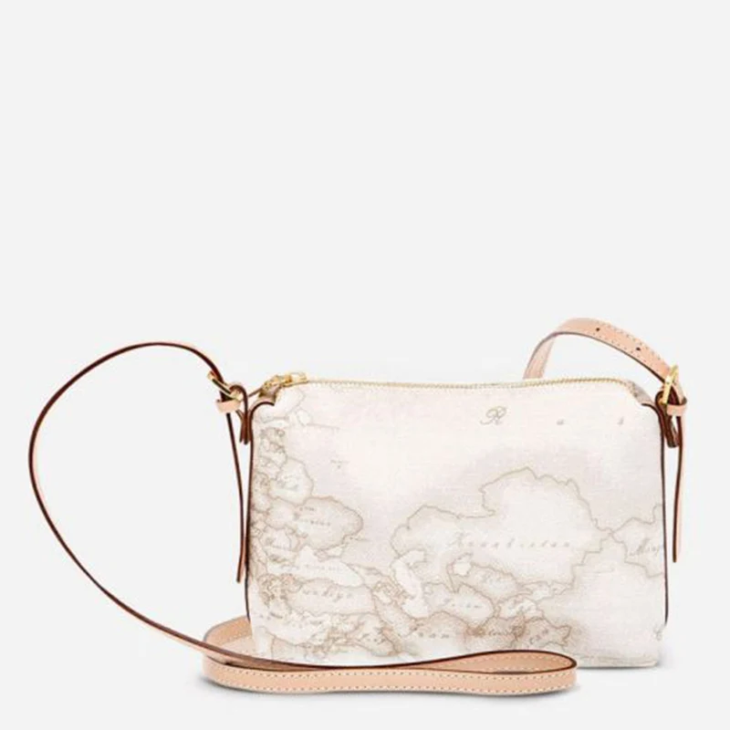 Borsa Donna a Tracolla Piccola 1A Classe Alviero Martini Geo White D027