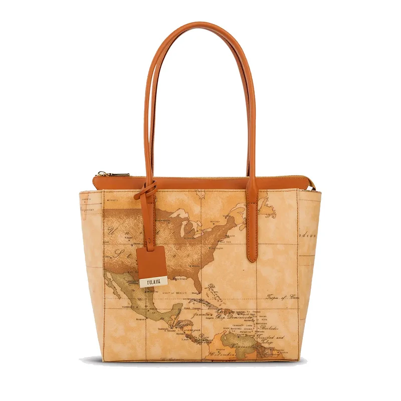 Borsa Shopping Media Donna 1A Classe Alviero Martini linea Geo Classic D087