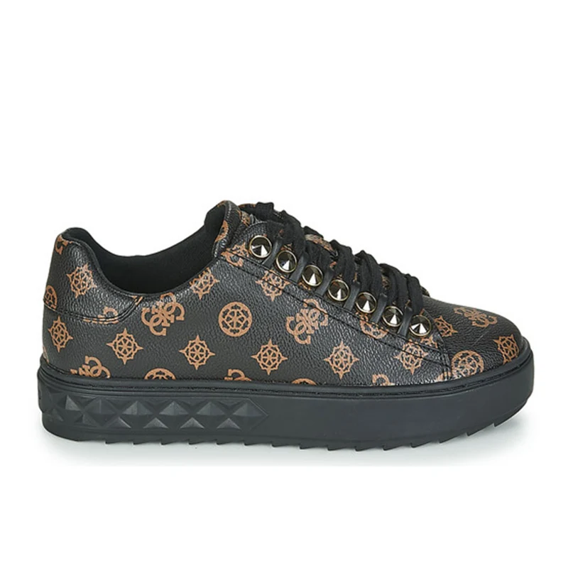 Scarpe Donna GUESS Sneakers Linea Fairest Colore Brown - Ocra
