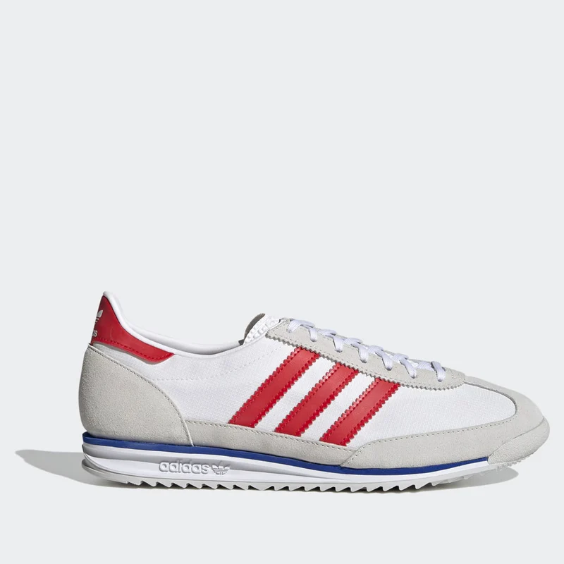 Scarpe ADIDAS Sneakers linea SL 72 colore Grigio Bianco e Rosso