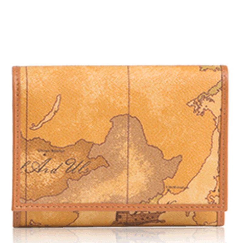 Portafoglio Donna Piccolo con Bottone 1A Classe Alviero Martini linea Geo Classic W015