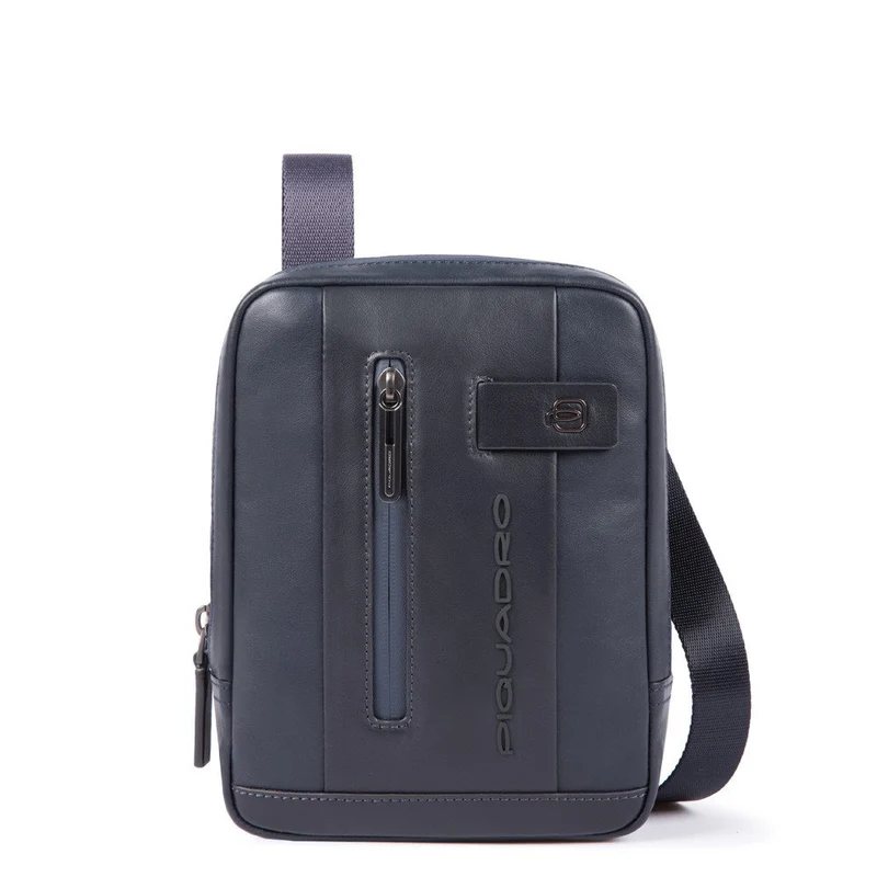 Borsello Piquadro a Tracolla in Pelle Blu con Porta iPad®mini - CA3084UB00 Linea Urban