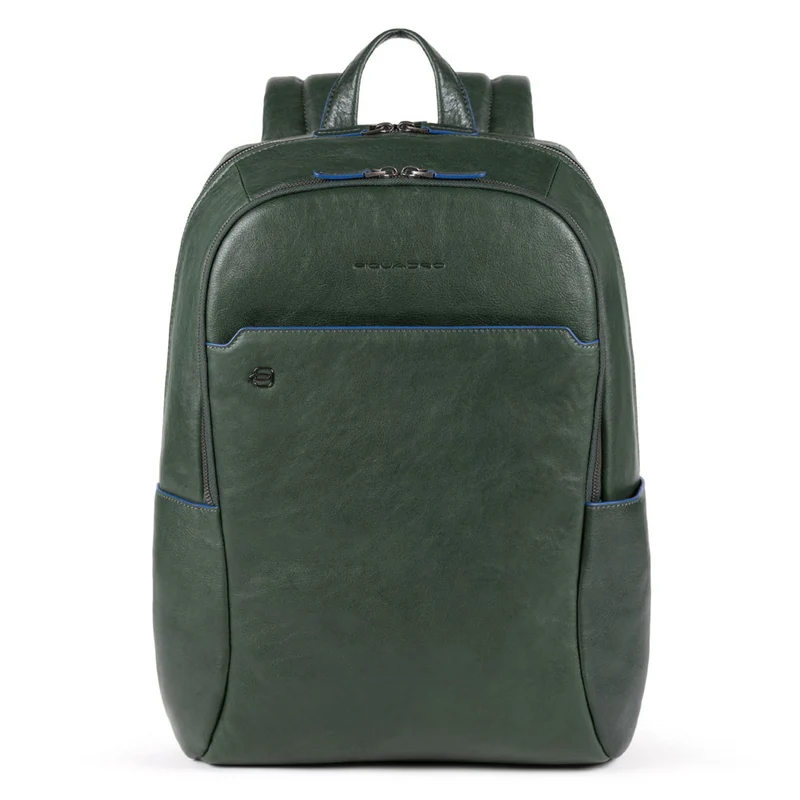 Zaino Porta Pc 15,6" - PIQUADRO linea B2S in Pelle Verde CA4762B2S