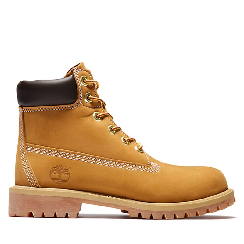 Scarpe Junior TIMBERLAND Stivali linea Premium 6 Inch colore Giallo