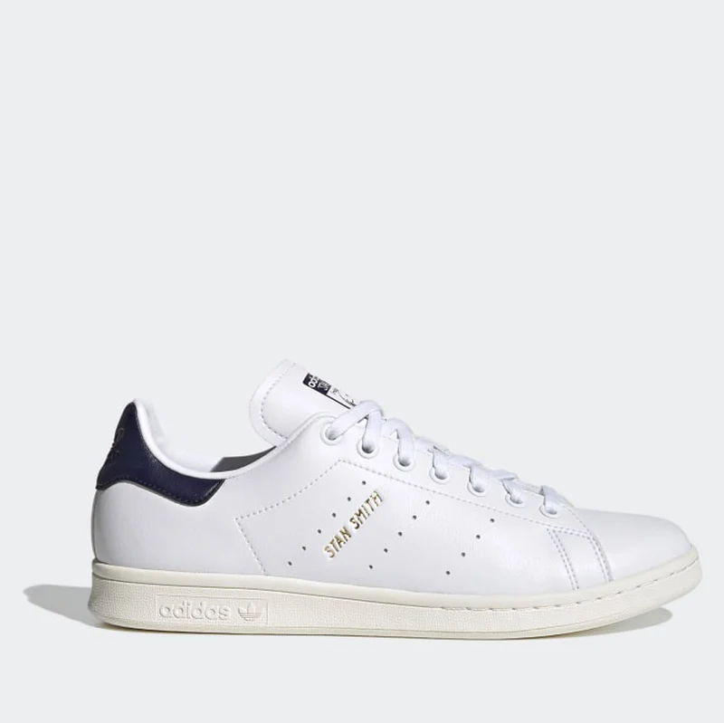 Scarpe ADIDAS Sneakers linea Stan Smith colore Bianco e Blu Scuro