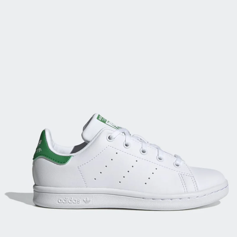 Scarpe Bambino ADIDAS Sneakers Vegan linea Stan Smith C colore Bianco e Verde