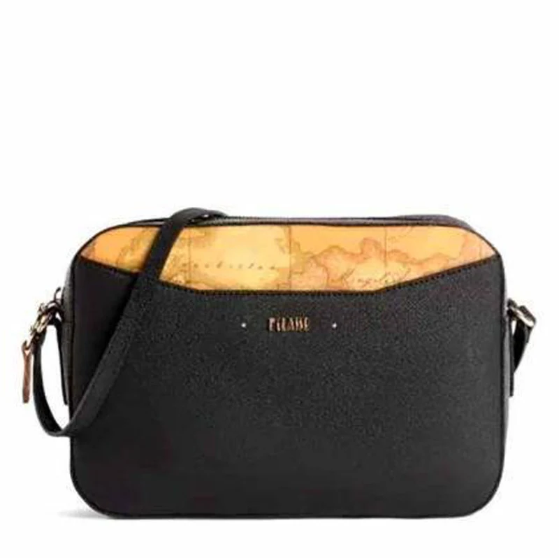 Borsa Donna a Tracolla Piccola 1A Classe Alviero Martini linea Star City Nero e Geo Classic GQ74
