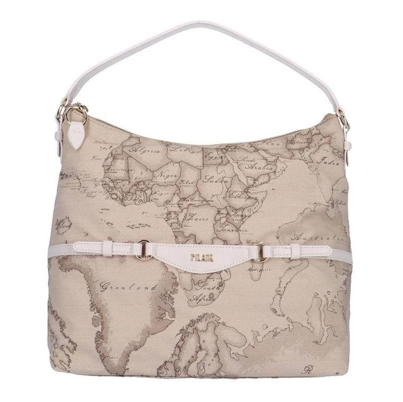 Borsa Donna Hobo a Spalla 1A Classe Alviero Martini Linea Soft Sound Geo Safari color Rafia GQ60