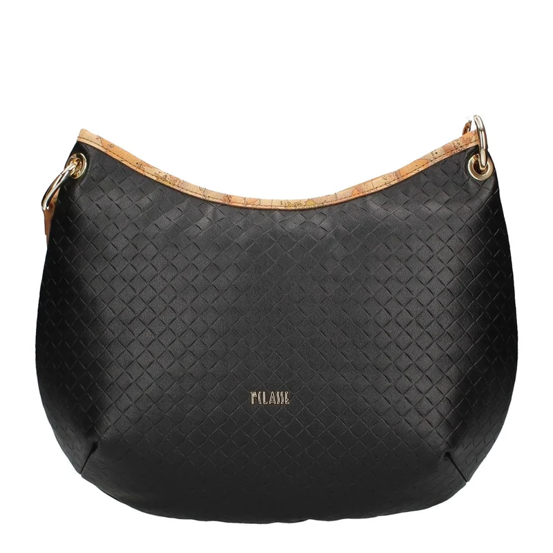 Borsa Donna a Tracolla 1A Classe Alviero Martini linea Beverly Effetto Intrecciato Nero GQ65