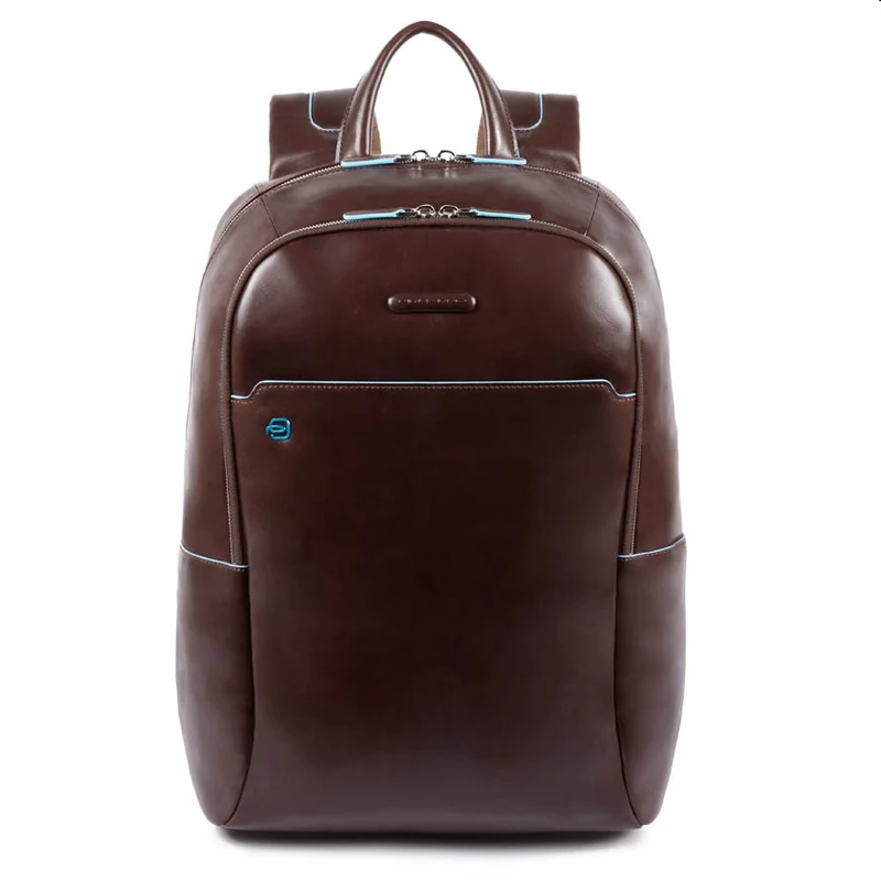 Zaino Porta Pc 15,6" - PIQUADRO linea Blue Square Pelle Mogano CA4762B2
