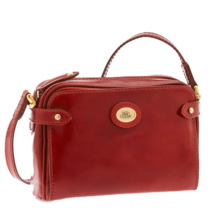 Borsa Donna Mini Bag a Tracolla THE BRIDGE in Pelle Rossa linea Story