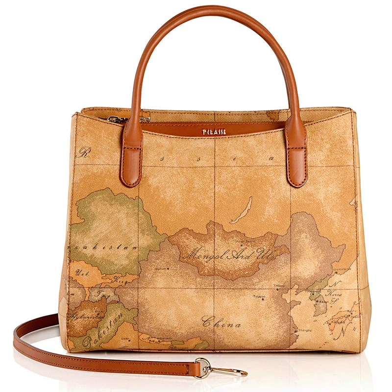 Borsa Donna a Mano con Tracolla 1A Classe Alviero Martini linea Geo Classic E003
