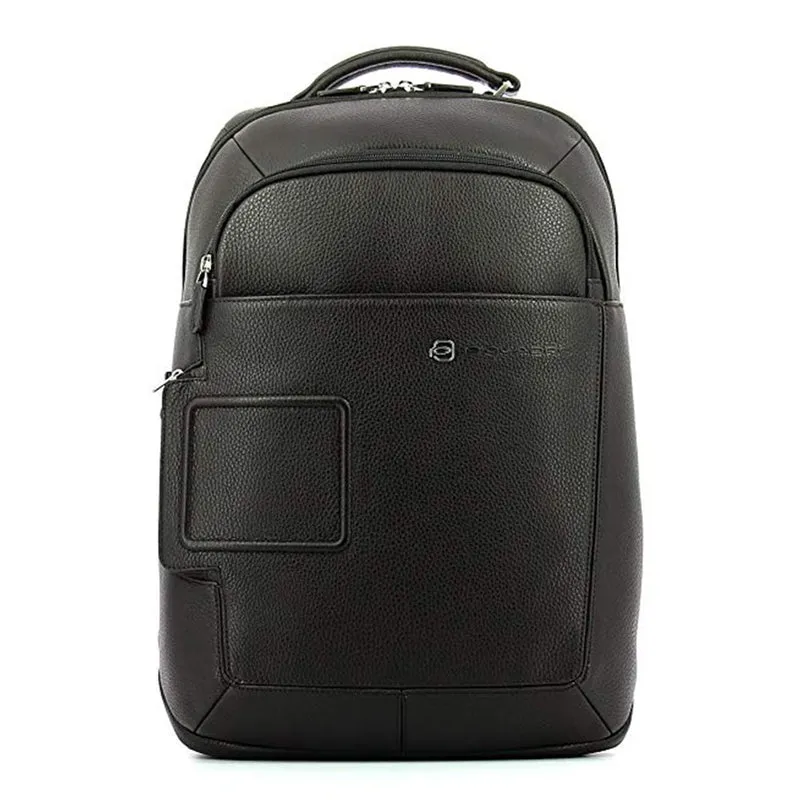 Zaino PIQUADRO Vibe in Pelle con Porta Computer 15.6" e Tablet - CA3772VI Nero