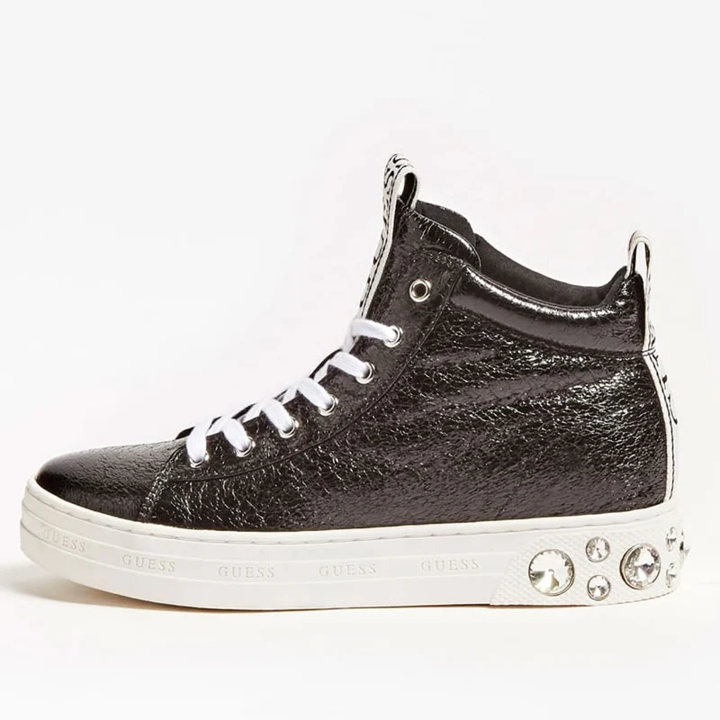 Scarpe Donna GUESS Sneakers Alte Colore Nero Linea Remmy
